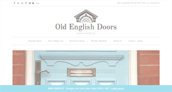 Desktop Screenshot of oldenglishdoors.co.uk